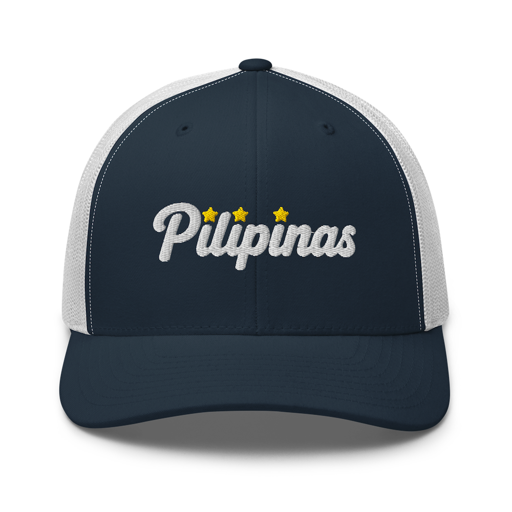 Three-Star Script Trucker Hat