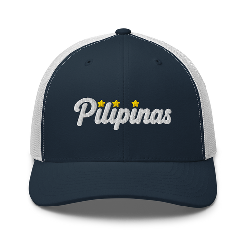 Three-Star Script Trucker Hat