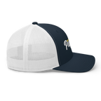 Three-Star Script Trucker Hat