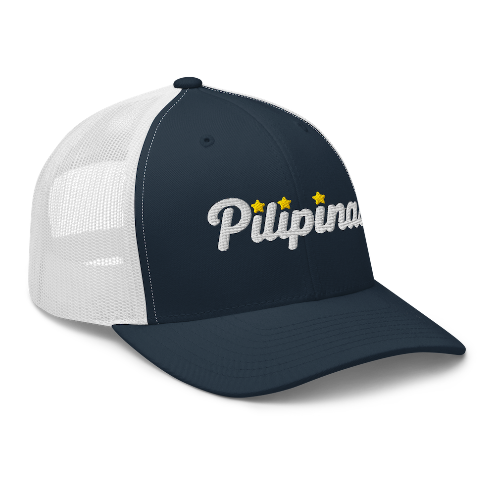 Three-Star Script Trucker Hat
