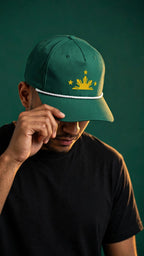Three Stars & Half-Sun Script Rope Hat