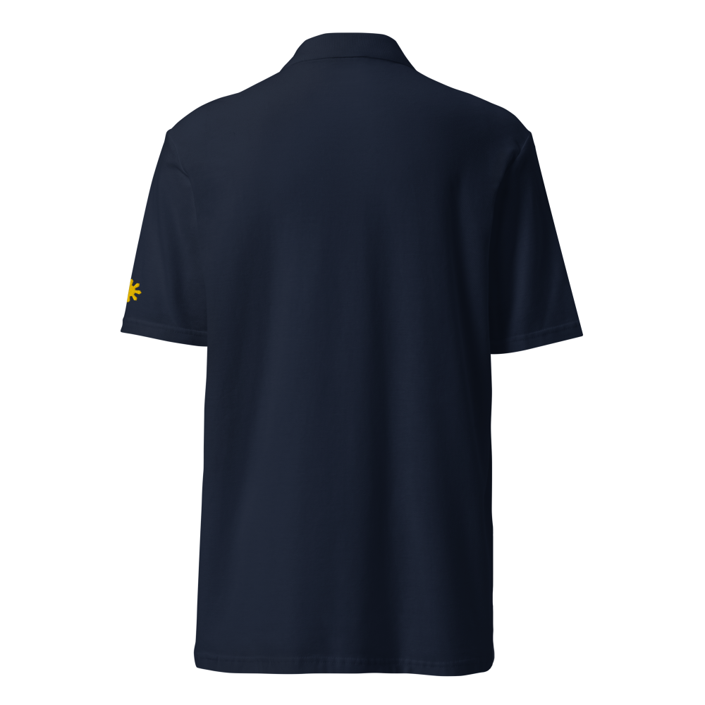 Tatay (Dad) polo, Navy, back