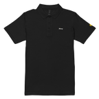 Ninang (Godmother) women’s polo, Black, front