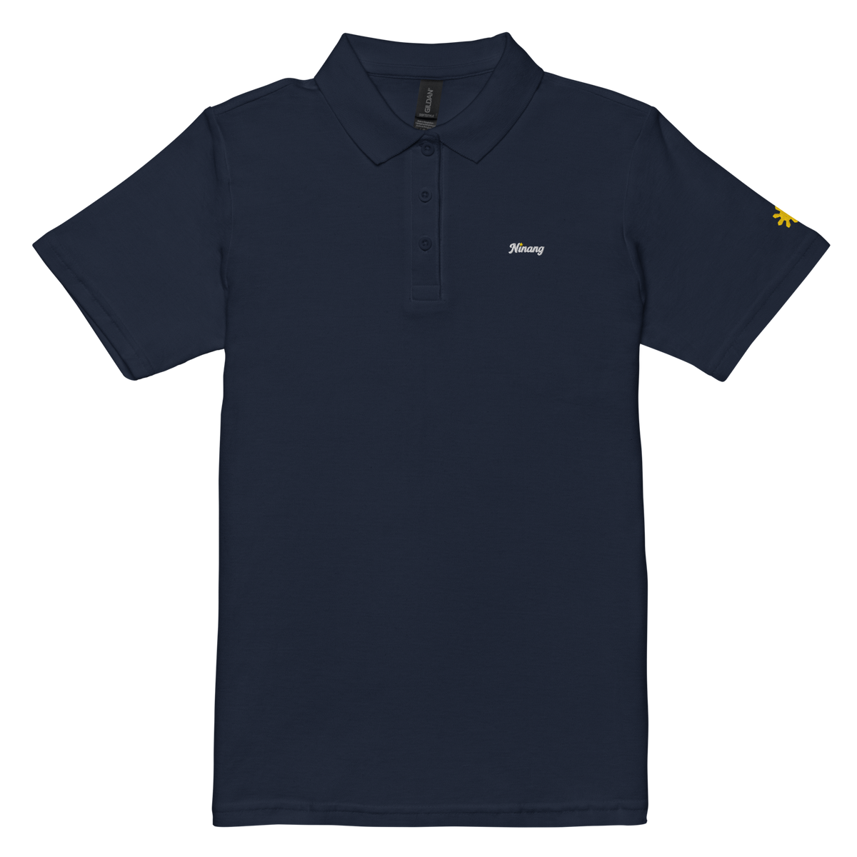 Ninang (Godmother) women’s polo, Navy, front