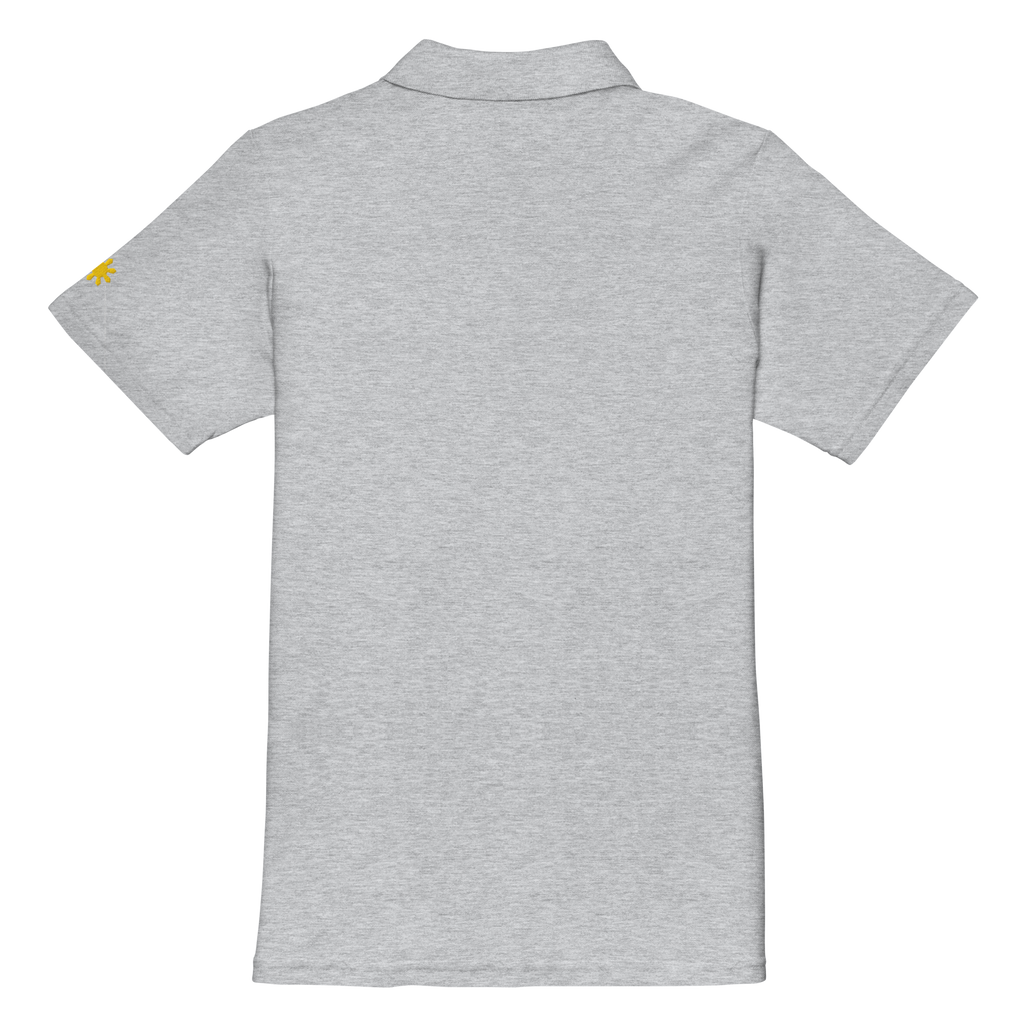 Nanay (Mom) women’s polo, Sport Grey, back