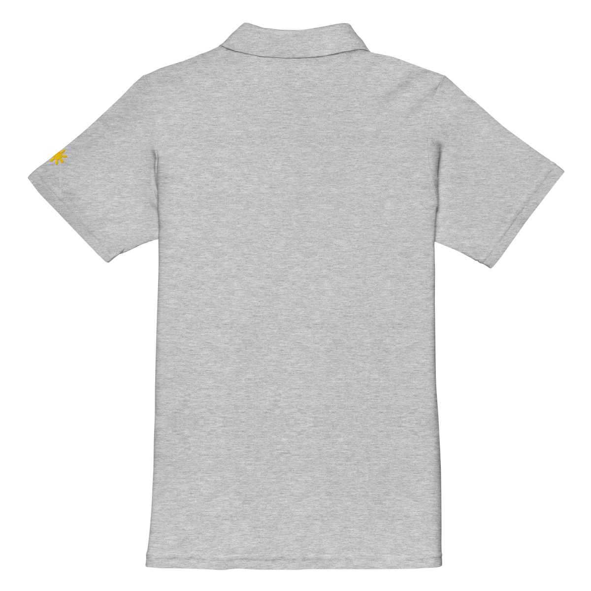 Tita (Auntie) women’s polo, Sport Grey, back
