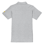 Ninang (Godmother) women’s polo, Sport Grey, back