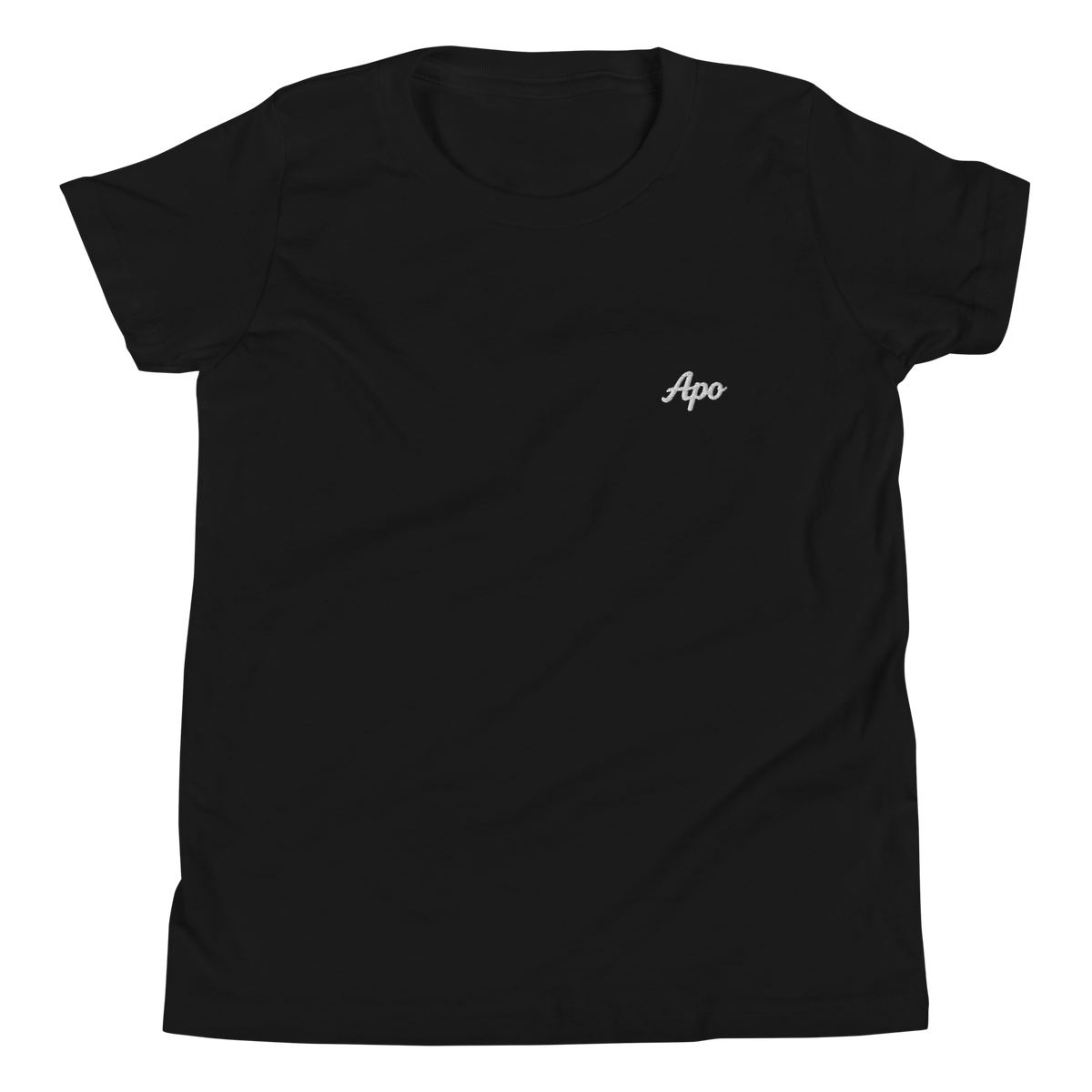 Apo (Grandchild) youth tee, Black, front