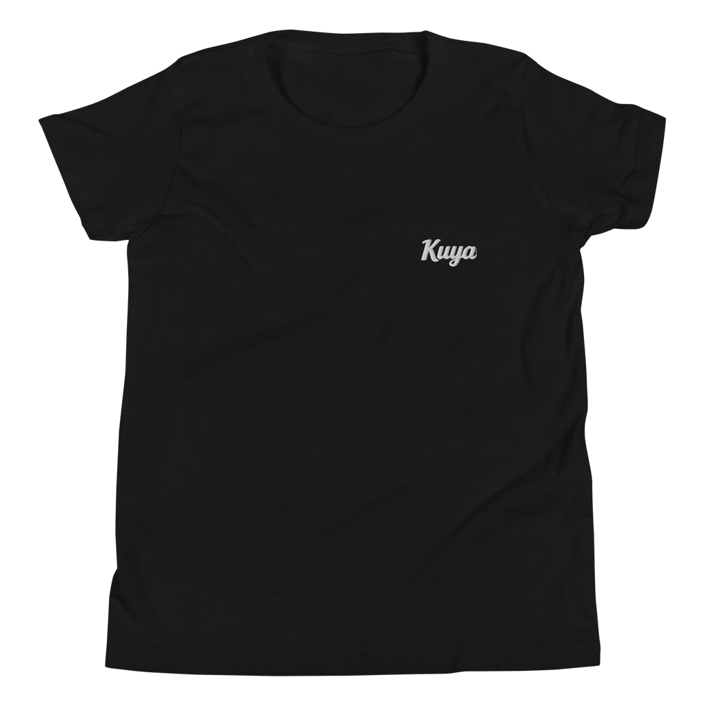 Kuya (Eldest Brother) youth tee, Black, front