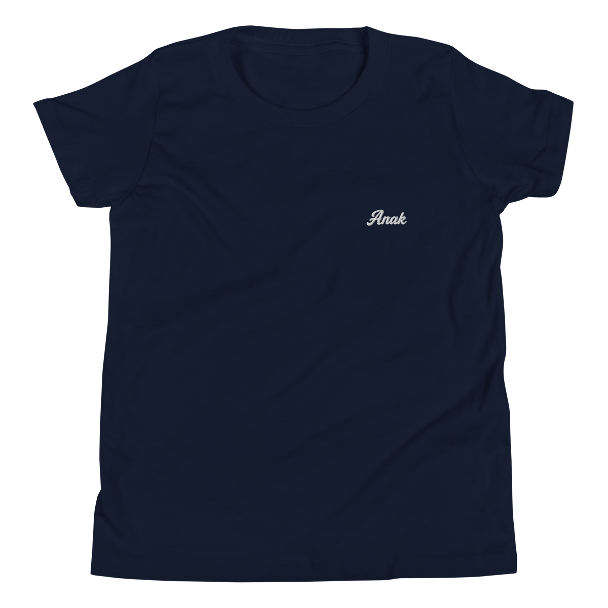 Anak (Child) youth tee, Navy, front